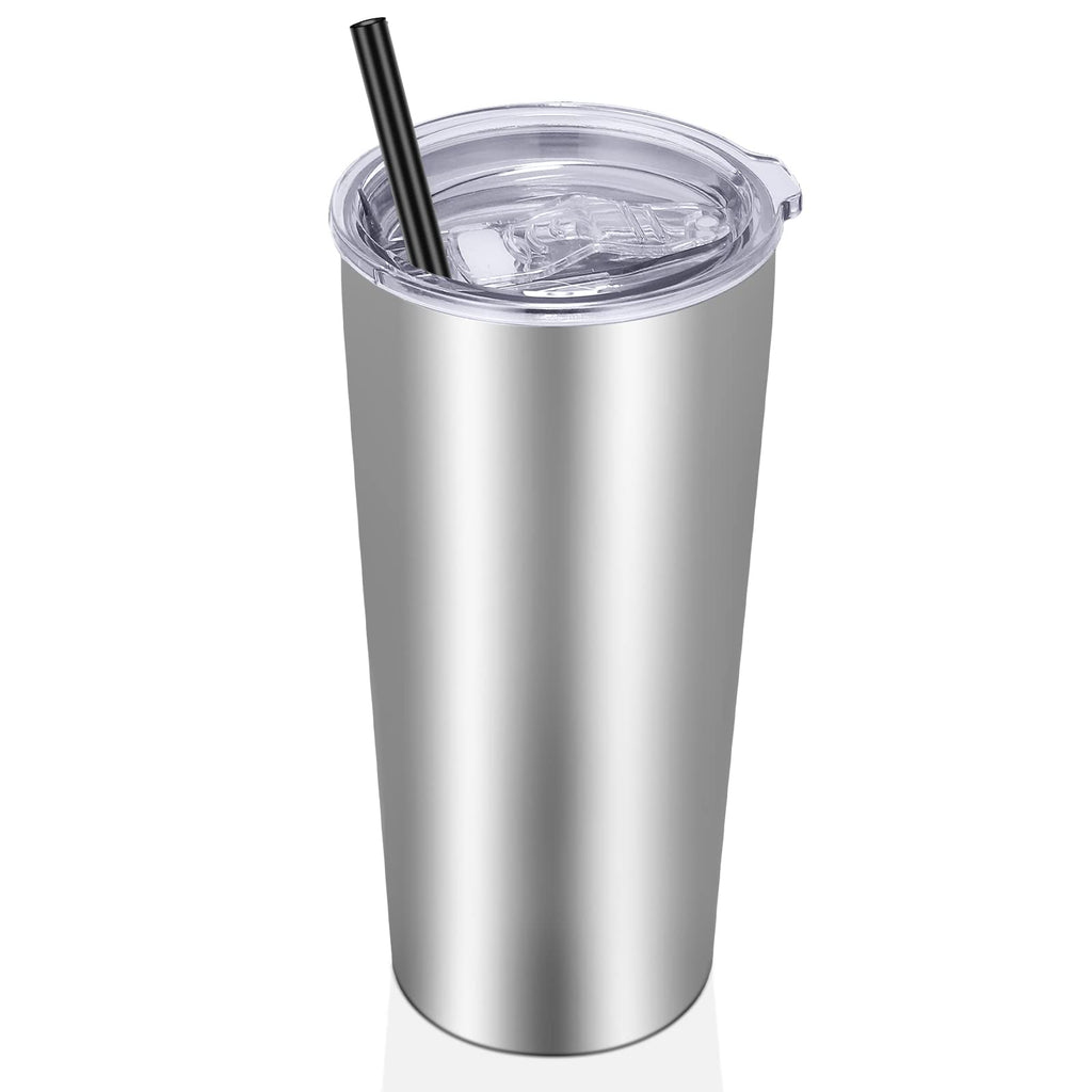 VEGOND 20oz Tumbler Stainless Steel Tumbler with Lid And Straw Vacuum Insulated Double Wall Travel Coffee Mug(dark green package 6)