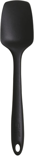 GIR: Get It Right Mini Silicone Spoonula Spatula - 8.3 In L x 1.8 In W, Black - Nonstick & Heat Resistant Kitchen Spatula - Seamless Single-Piece Design - Baking & Cooking Utensil