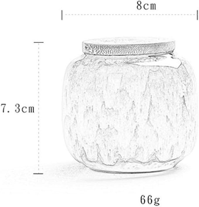 Ceramic Storage Jars, Exquisite Glaze Food Canisters for Kitchen Spice Storage,Tea Caddy Storage,Coffee Jar,Condiment Jar with Seald Lid (Rose wine)