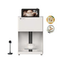 EVEBOT Coffee Latte Art Machine EB-Pro Customized Photo Selfie Printing with Camera Cake Desserts DIY Personalized Decoration for Cafes Bars Museums, Brown FancyBox - White