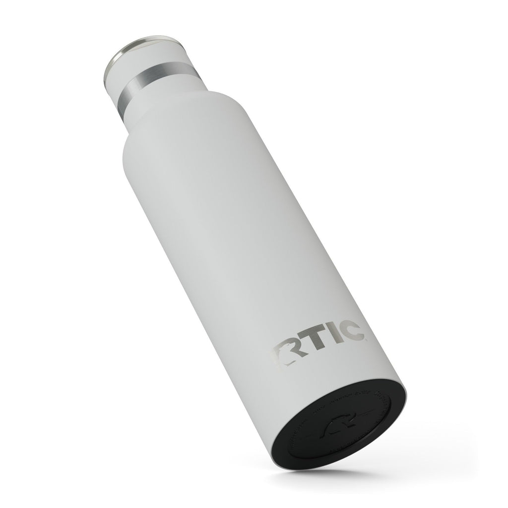 RTIC 20oz Journey Water Bottle, Ceramic Lined, White