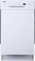 EdgeStar BIDW1802SS 18 Inch Wide 8 Place Setting Built-In Dishwasher