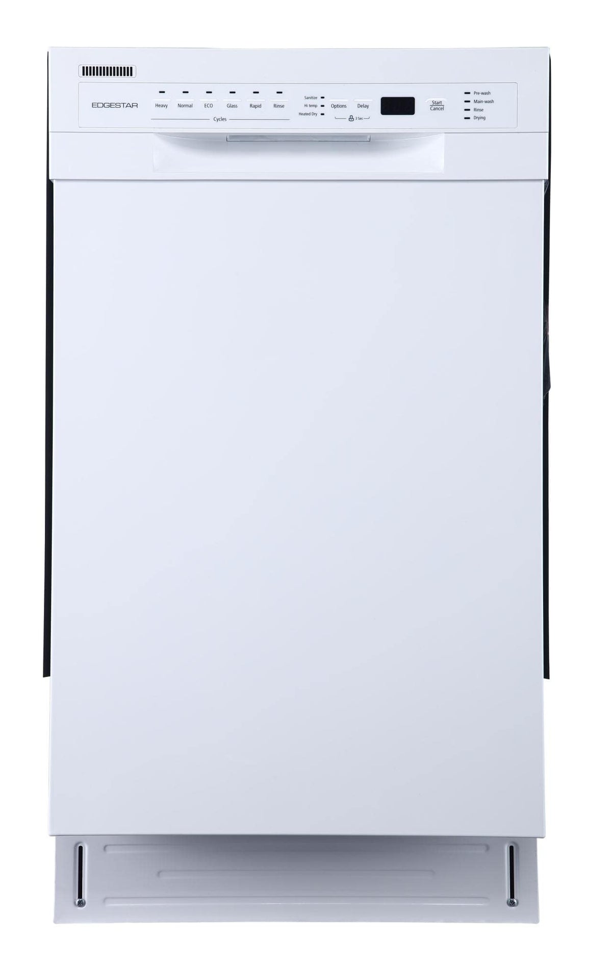 EdgeStar BIDW1802SS 18 Inch Wide 8 Place Setting Built-In Dishwasher