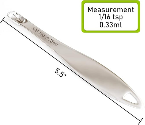 1PCS 1/16tsp(0.33ml) Measuring Spoon, Stainless Steel Measure Teaspoon