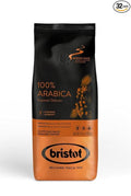 Bristot 100% Arabica Ground Coffee | Italian Espresso Ground Coffee | Medium Roast | 32 Bags