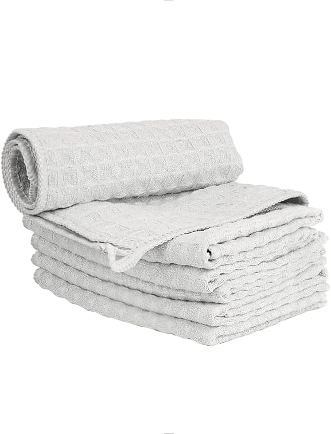 watchget 6 Pack Microfiber Espresso Barista Cleaning Towels