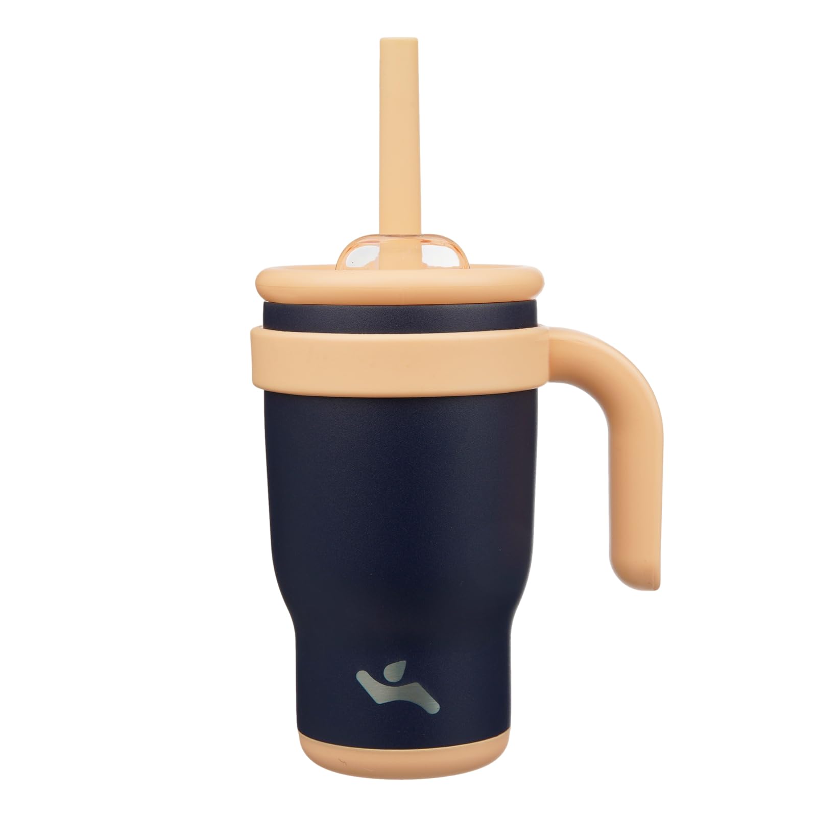 Konokyo 14 oz Tumbler with Handle and Straw, Insulated Travel Mug