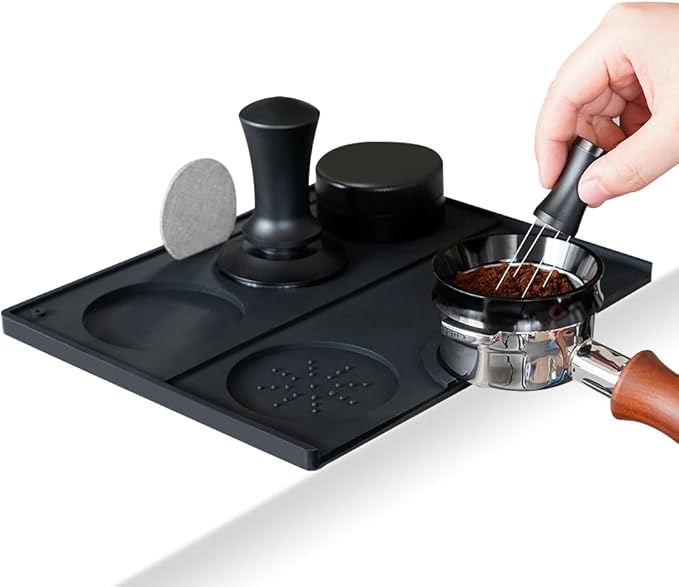 watchget Silicone Espresso Tamping Mat Tamp Station
