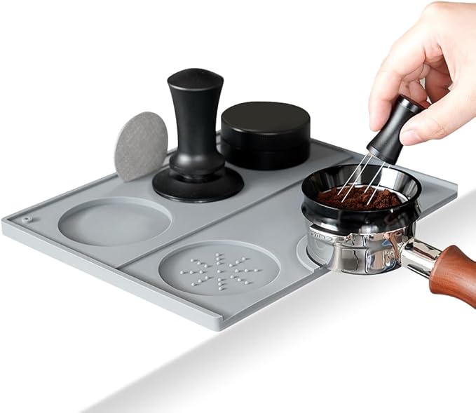 watchget Silicone Espresso Tamping Mat Tamp Station