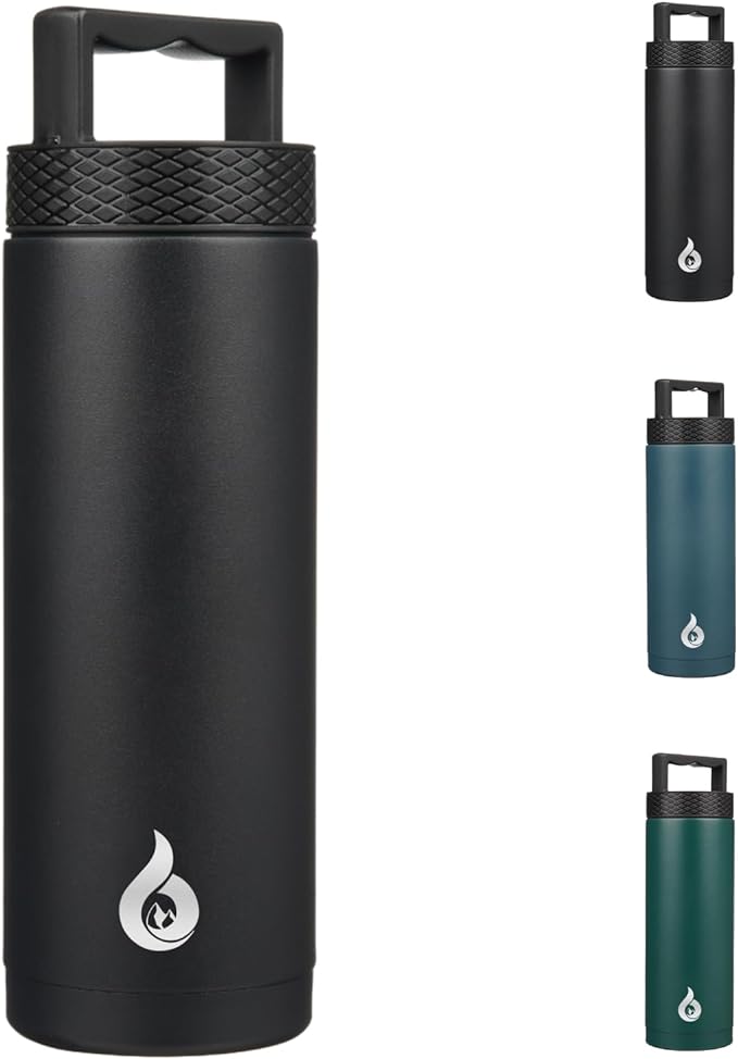 BJPKPK 64oz Insulated Water Bottle, Stainless Steel Vacuum Jug with Handle