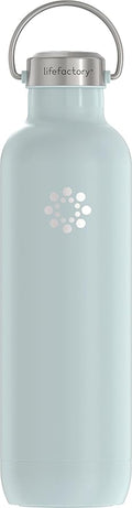 Lifefactory 32 oz Stainless Steel Sports Bottle with Straw Cap