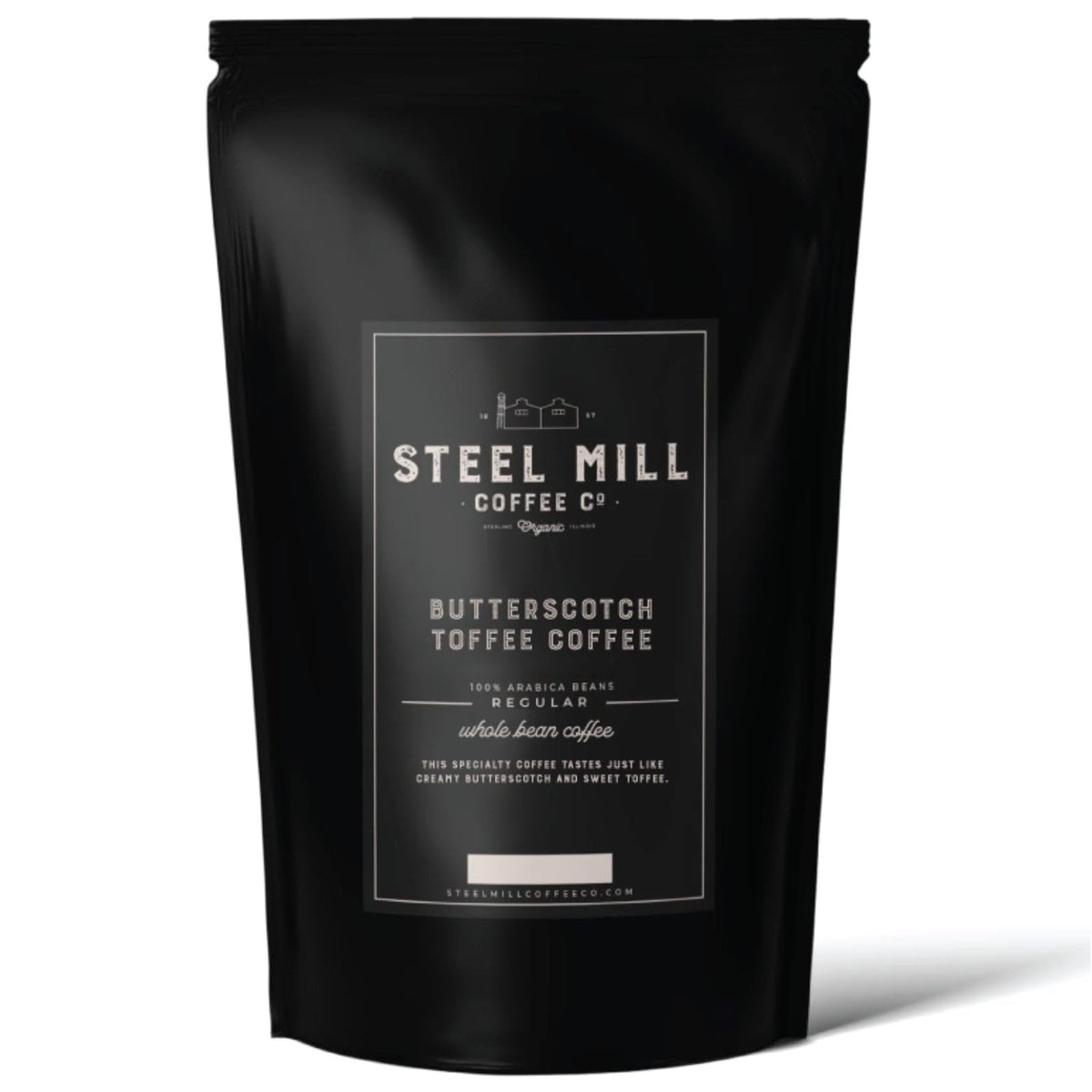 Steel Mill Coffee Co. Butterscotch Toffee Medium Roast Ground, 2 LB