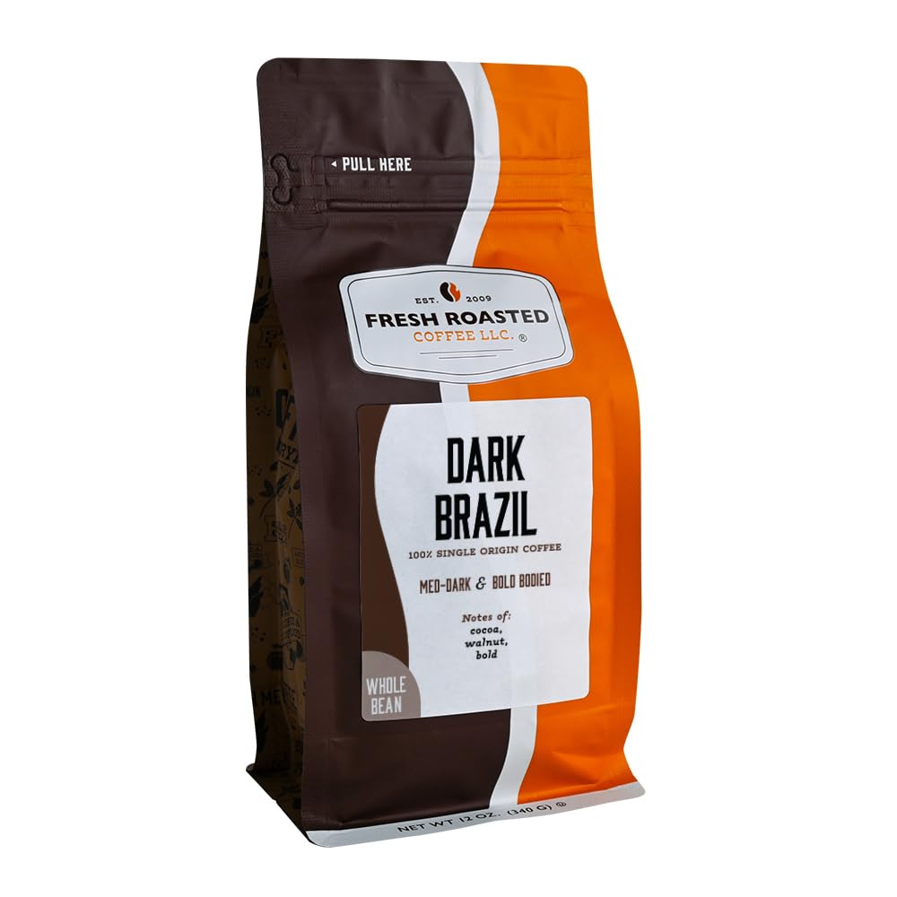 Fresh Roasted Coffee, 100% Colombian Whole Bean Coffee, Medium Roast, Kosher, 2 lb (32 oz)