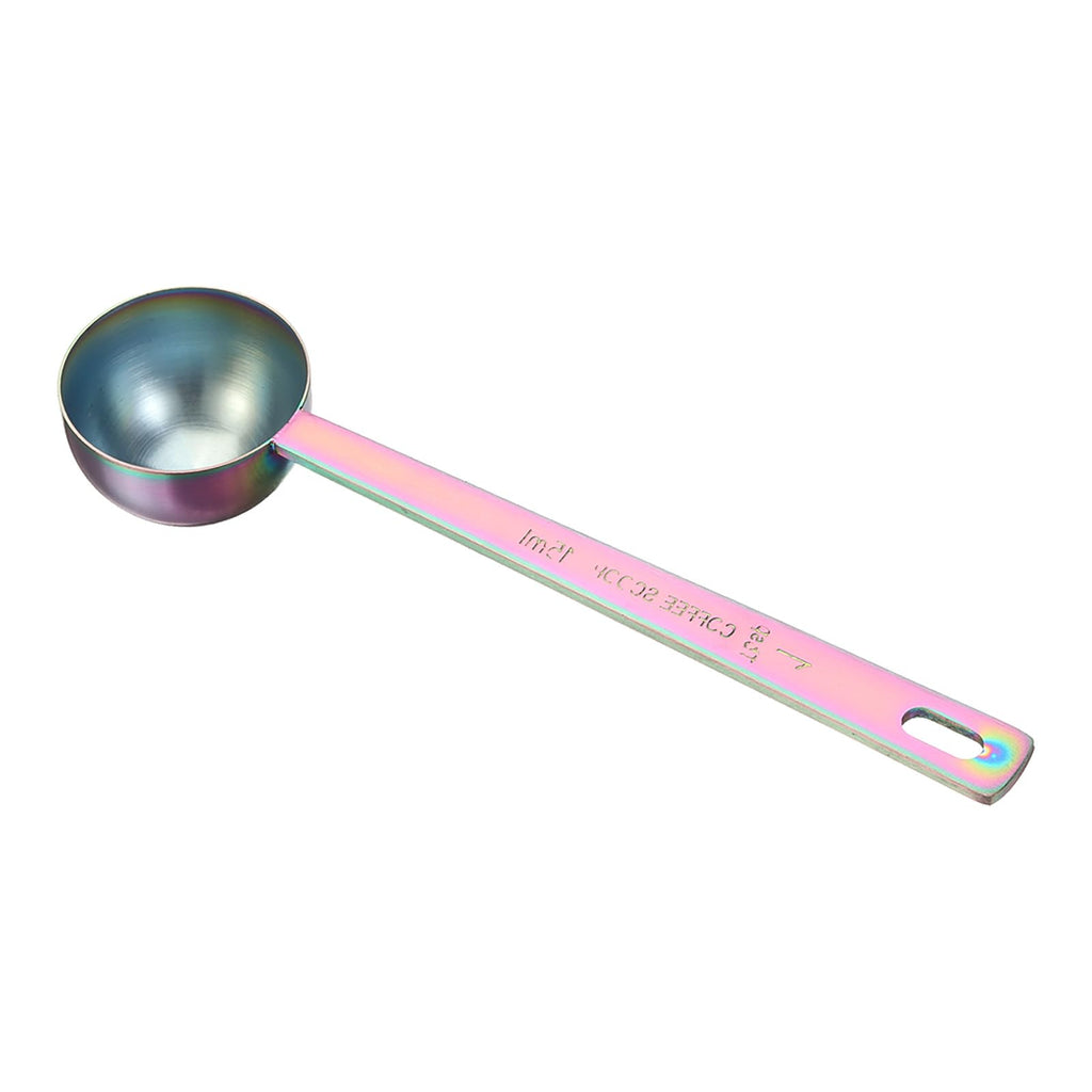 HARFINGTON Coffee Scoop Spoon 1tbsp (3tsp, 15ml) 304 Stainless Steel Long Handle Teaspoon/Tablespoon Measuring Spoons Scoops for Tea Sugar Kitchen, Multicolor