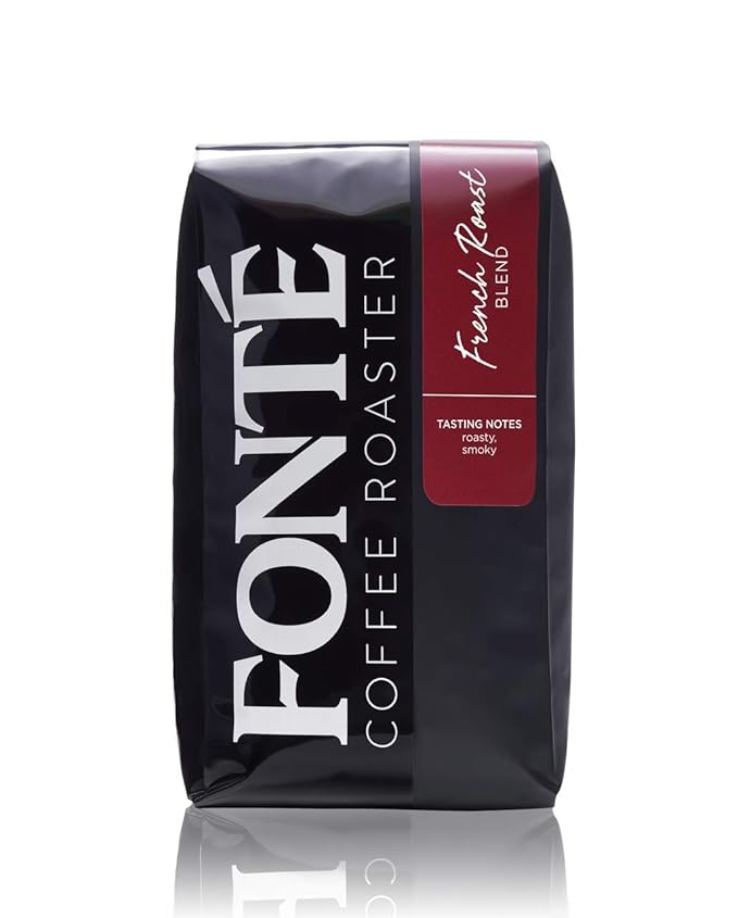 Fonte Coffee Roaster - French Press - Medium-Dark Fresh Roast - Roasted in Seattle - Single Origin - Bold, Tangy, Cocoa, Balanced - 12 oz - Espresso Reserve