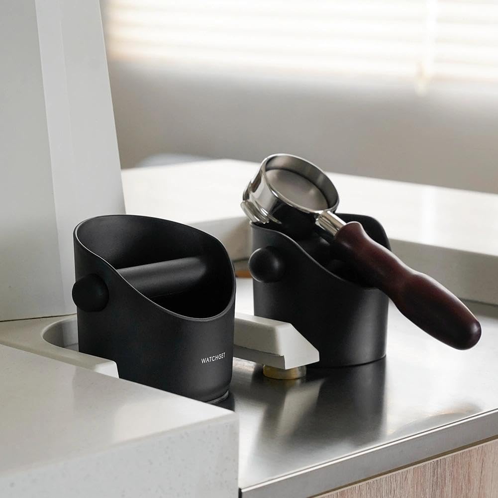 watchget Espresso Knock Box Small Coffee Knock Box for Coffee Grounds