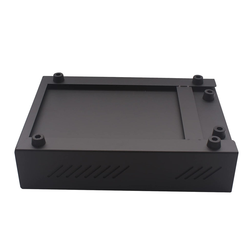 DIBTSA Espresso Knock Box Drawer, 2.5L Capacity Stainless Steel Detachable Coffee Ground Knock Container, For Home, Office, Restaurant and Coffee Shop (Black)