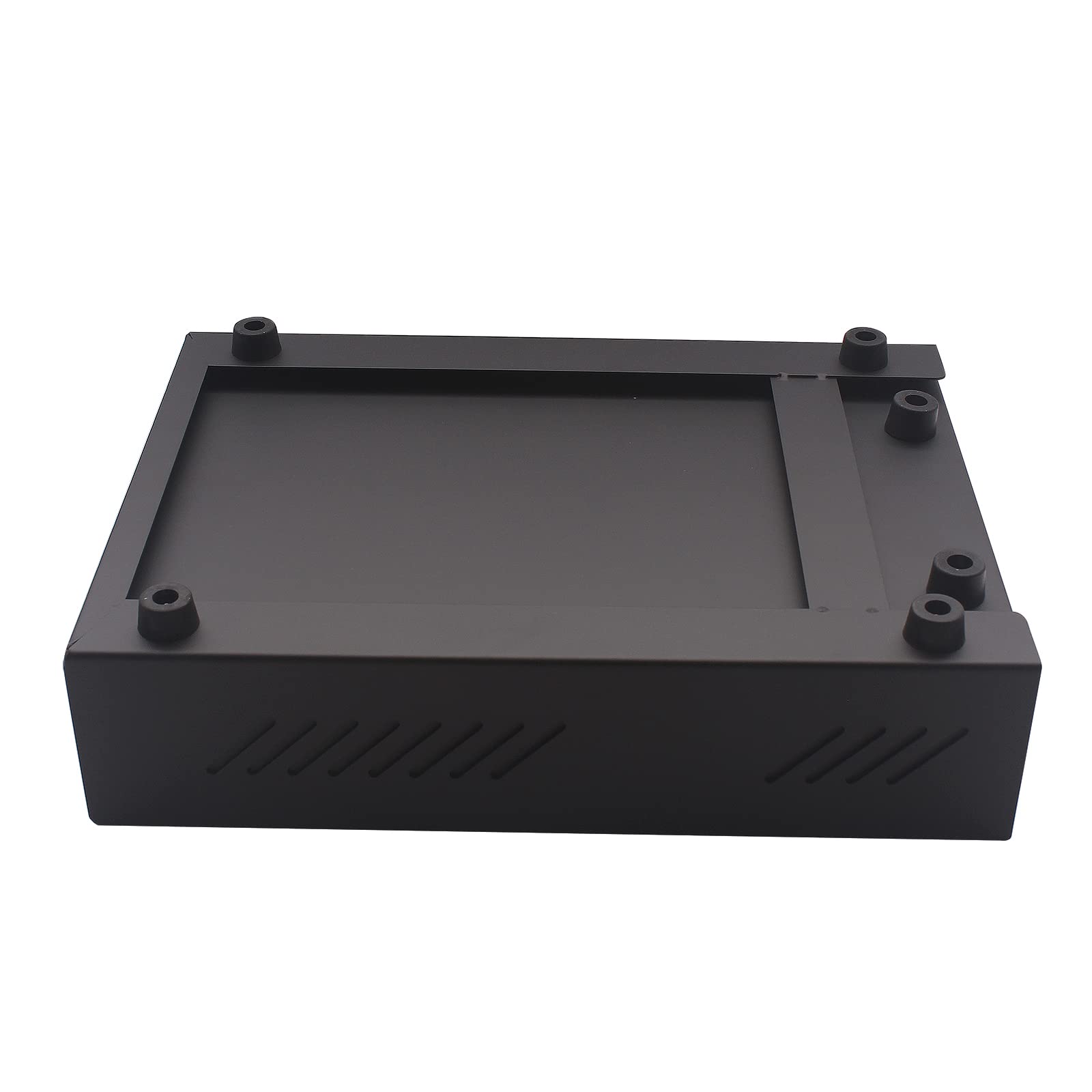 DIBTSA Espresso Knock Box Drawer, 2.5L Capacity Stainless Steel Detachable Coffee Ground Knock Container, For Home, Office, Restaurant and Coffee Shop (Black)