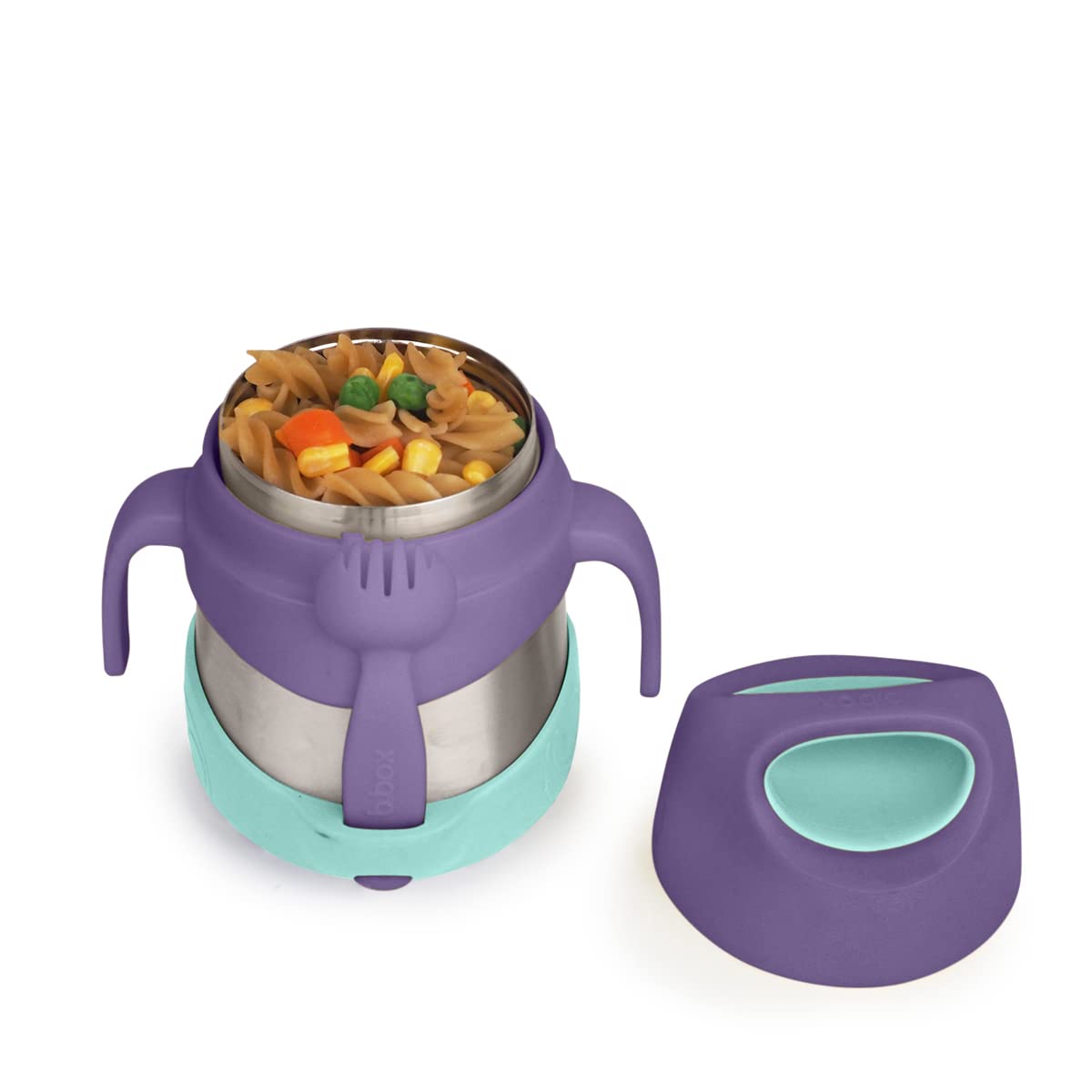 b.box Insulated Food Jar with Spork, 11 oz Lunch Containers for Kids