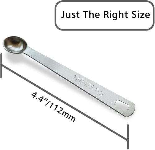 1PCS 1/4tsp(1.25ml) Mini Measuring Spoon, Small Teaspoon for Tiny Amounts
