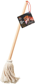 Better Grillin BBQ Bastin Mop Basting Barbecue Brush/Mop Easily Applies Marinades, Sauces, Washes Out, 16in Handle, 1pk