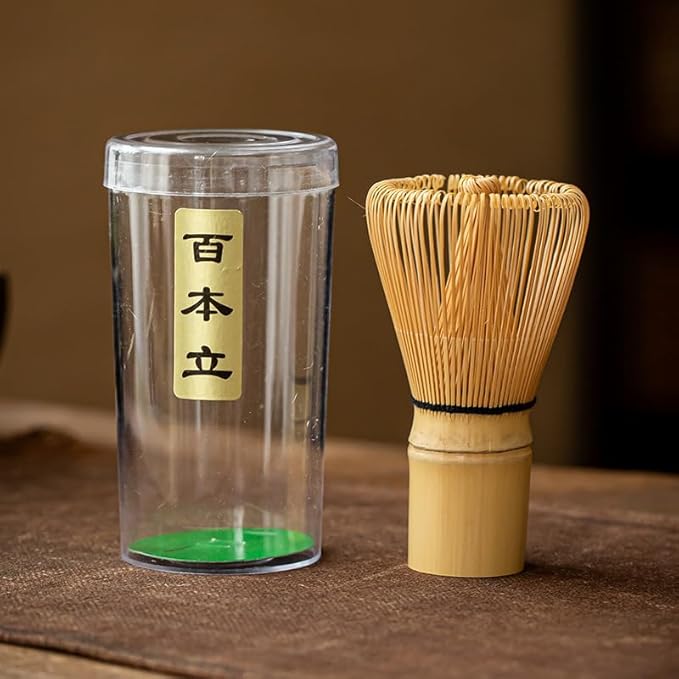 Matcha Whisk，Bamboo Whisk For Matcha Tea ，Bamboo Matcha Whisk 100 Prong，Matcha Bamboo Whisk 100% Natural Handcrafted