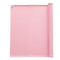 uxcell Silicone Pastry Mat, 19.7" x 15.8" Silicone Baking Mat with Measurements, Non-Stick Dough Rolling Mat for Making Pastry Cookies Bread Pizza Pink