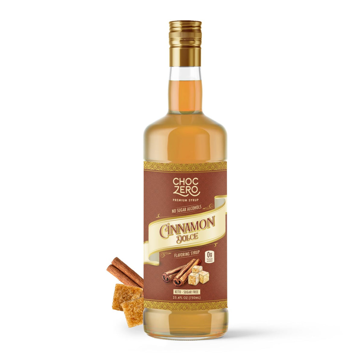 ChocZero Sugar Free Vanilla Coffee Syrup, 25.4 fl oz