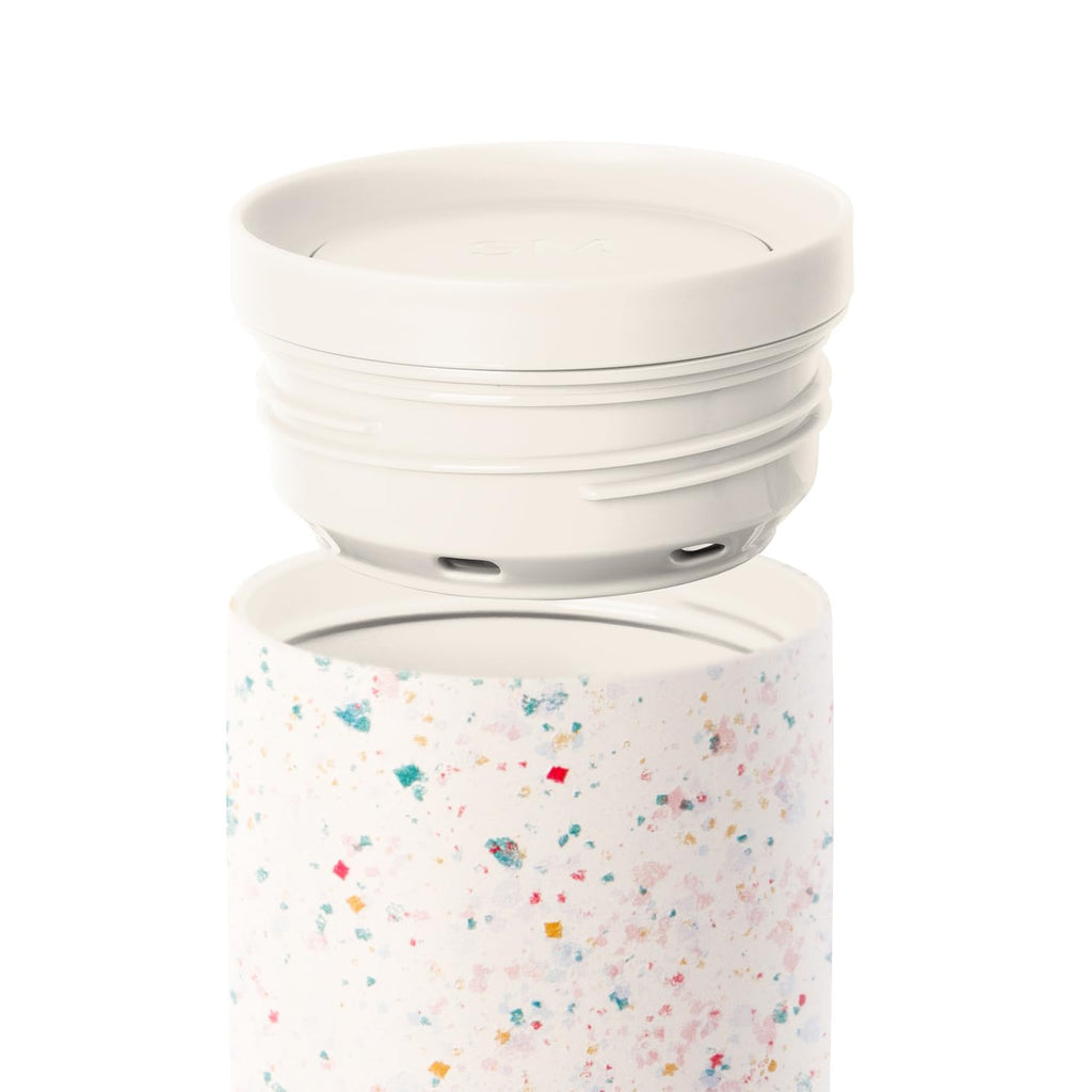 Simple Modern Insulated Travel Coffee Mug 360° Lid | 12oz | Terrazzo