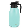 WYHVAND Thermal Coffee Carafe, 68 oz, Leakproof Push-Button Lid, Blue