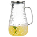 Karafu 78 Oz Glass Pitcher with Handle and Lid, Iced Tea Water Carafe
