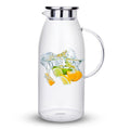 Purefold 100 Ounces Large Glass Pitcher with Lid, Hot/Cold Water Glass Jug
