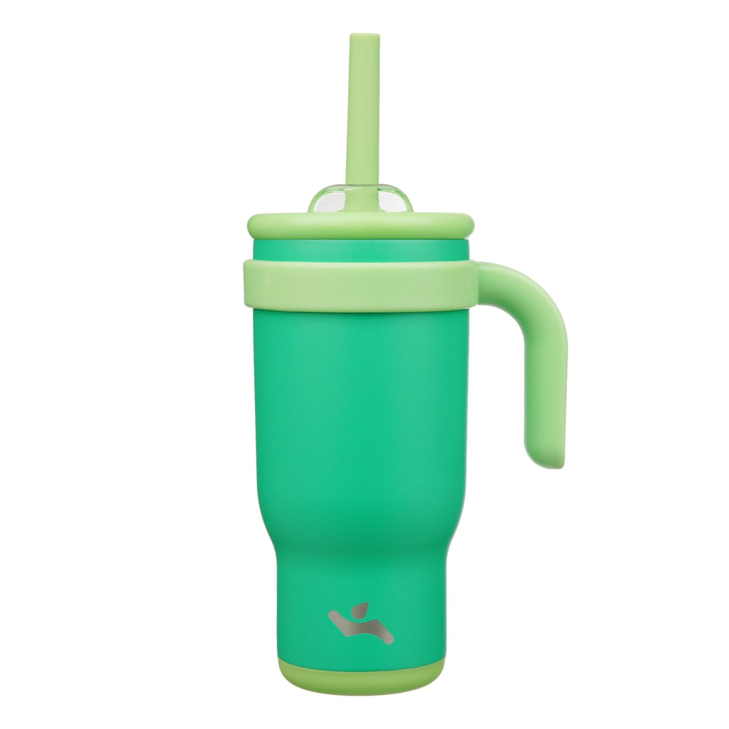 Konokyo 18 oz Tumbler with Handle and Straw, Insulated Travel Mug