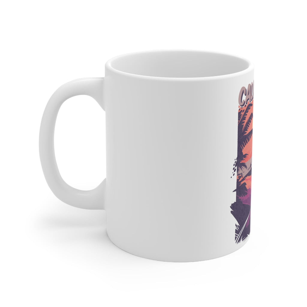 CREATIVE DESIGN PRINTS 11 OZ Novelty Coffee Mugs - Christmas Gift (California Vibes Theme)