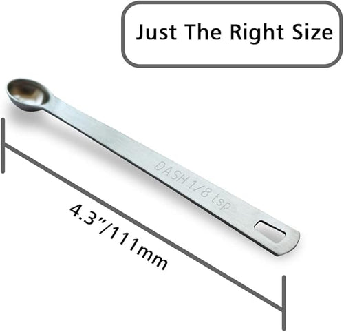 1PCS 1/8tsp(0.625ml) Mini Measuring Spoon, Small Teaspoon for Tiny Amounts