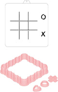 Cookie cutter and stencil set Baking stencils and cutters bundle DIY bakery decorating kit Cookie cutter with stencils Icing stencil and cookie cutter combo (Tic-tac-toe)