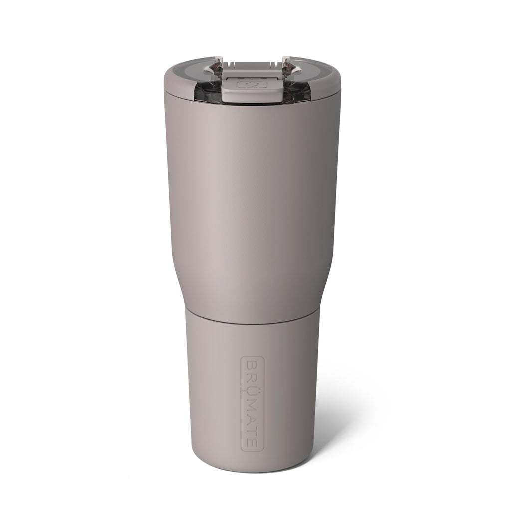 BrüMate Nav 35oz 100% Leak Proof Insulated Travel Tumbler with Magnetic BevLock™ Lid - Double Wall Cup-Holder Friendly Stainless Steel Mug (Mocha)