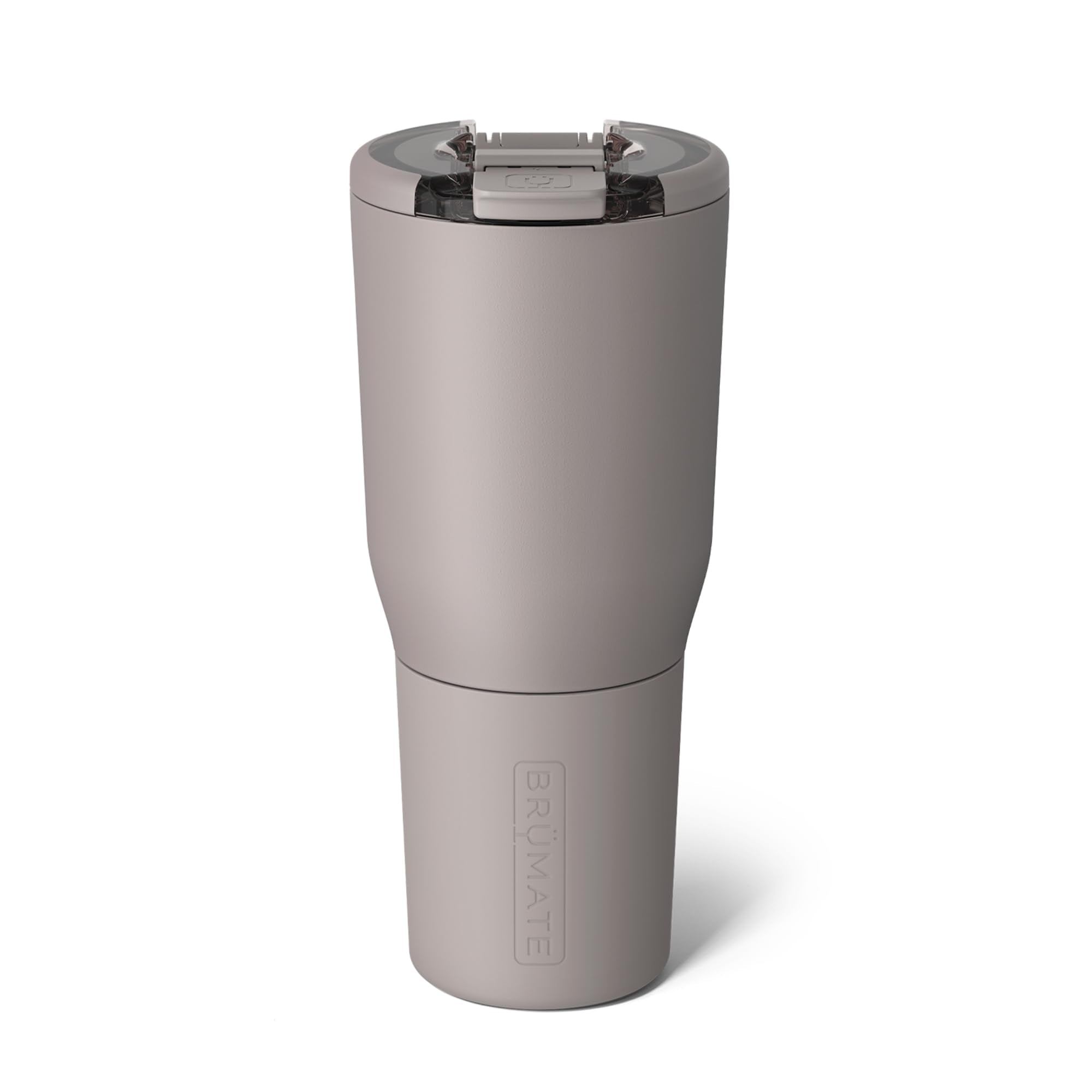 BrüMate Nav 35oz 100% Leak Proof Insulated Travel Tumbler with Magnetic BevLock™ Lid - Double Wall Cup-Holder Friendly Stainless Steel Mug (Mocha)