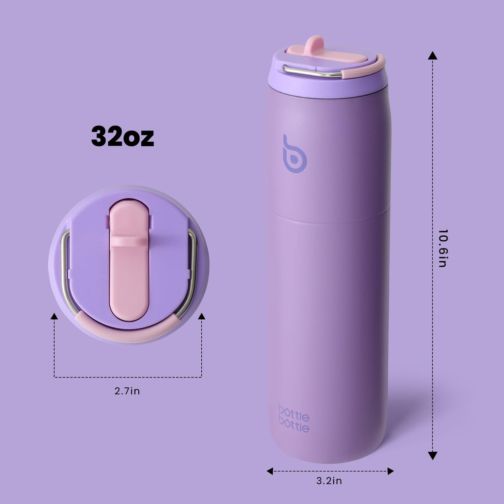 BOTTLE BOTTLE Stainless Steel Water Bottle 32 oz Violet
