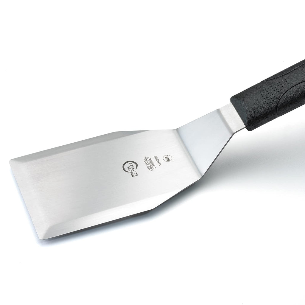 Mercer Culinary Millennia Heavy Duty Turner /Spatula, 5 Inch x 3 Inch Blade, Black Handle