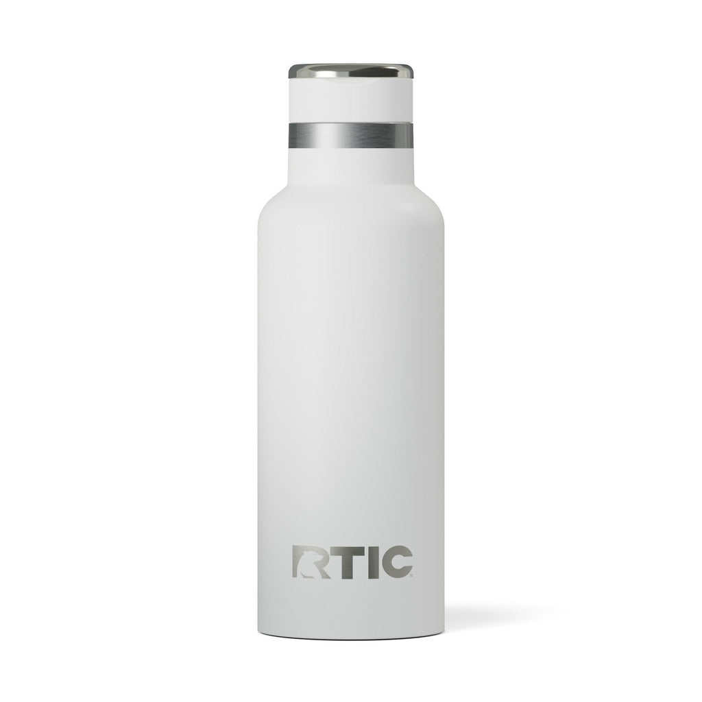 RTIC 16oz Journey Water Bottle, Ceramic Lined, White