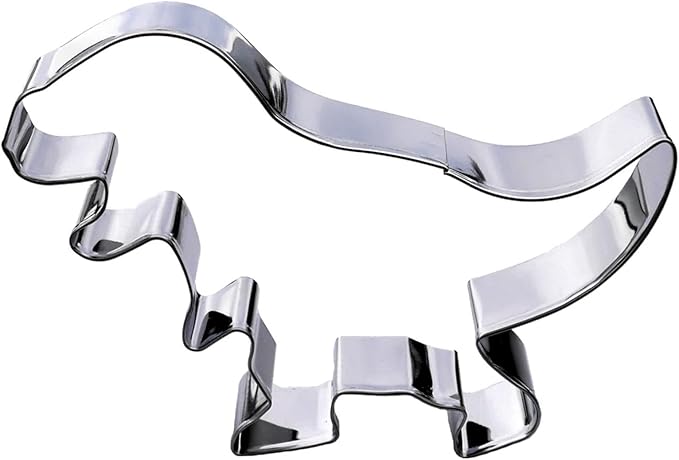 T-Rex Dinosaur, Sweet Cookie Crumbs Cookie Cutter, Stainless Steel, Dishwasher Safe