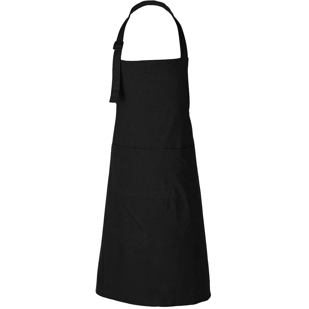 RAJRANG Chef Apron for Women Men with Pockets Cotton Kitchen Cooking Long Plain Aprons Black 35x27 Inches