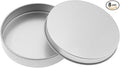 Metal Empty Boxes, Tin Boxes with Lid,Small Silver Tin Boxes,Stackable Organizer Containers,8PCS Storage Tin for Home Outdoor Active Storage Containers