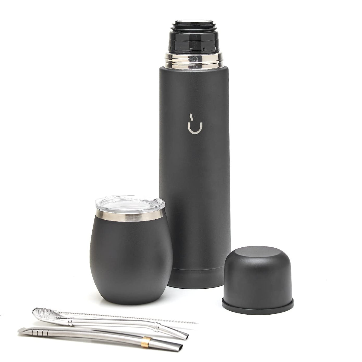 BALIBETOV 25 fl oz Yerba Mate Set, Stainless Steel Mate Gourd, Thermal Flask & Bombilla Straw, Complete Mate Kit, Double Wall Insulated, BPA Free, Dishwasher Safe