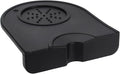 Espresso Tamping Mat, Silicone Coffee Tamper Mat with Corner Edge Tamp Support Station for Countertop, Barista Tools, Espresso Accessories, Small, Black