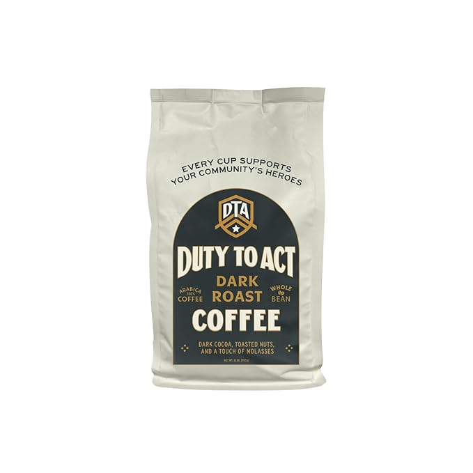 Duty to Act Medium Roast & Dark Roast Whole Bean Coffee, 2 lb. (Variety Pack)