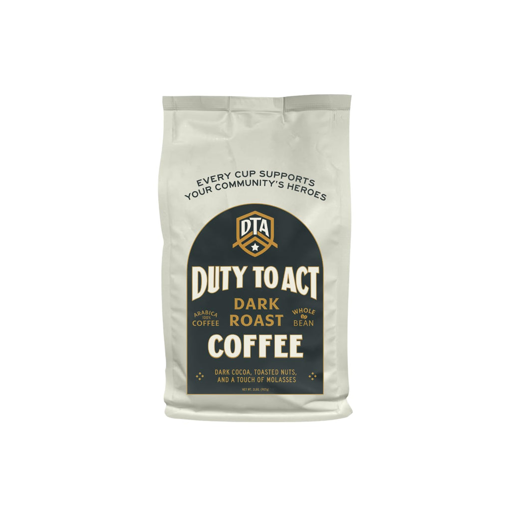 Duty to Act Dark Roast Whole Coffee Beans, 2 lbs (Pack of 1)