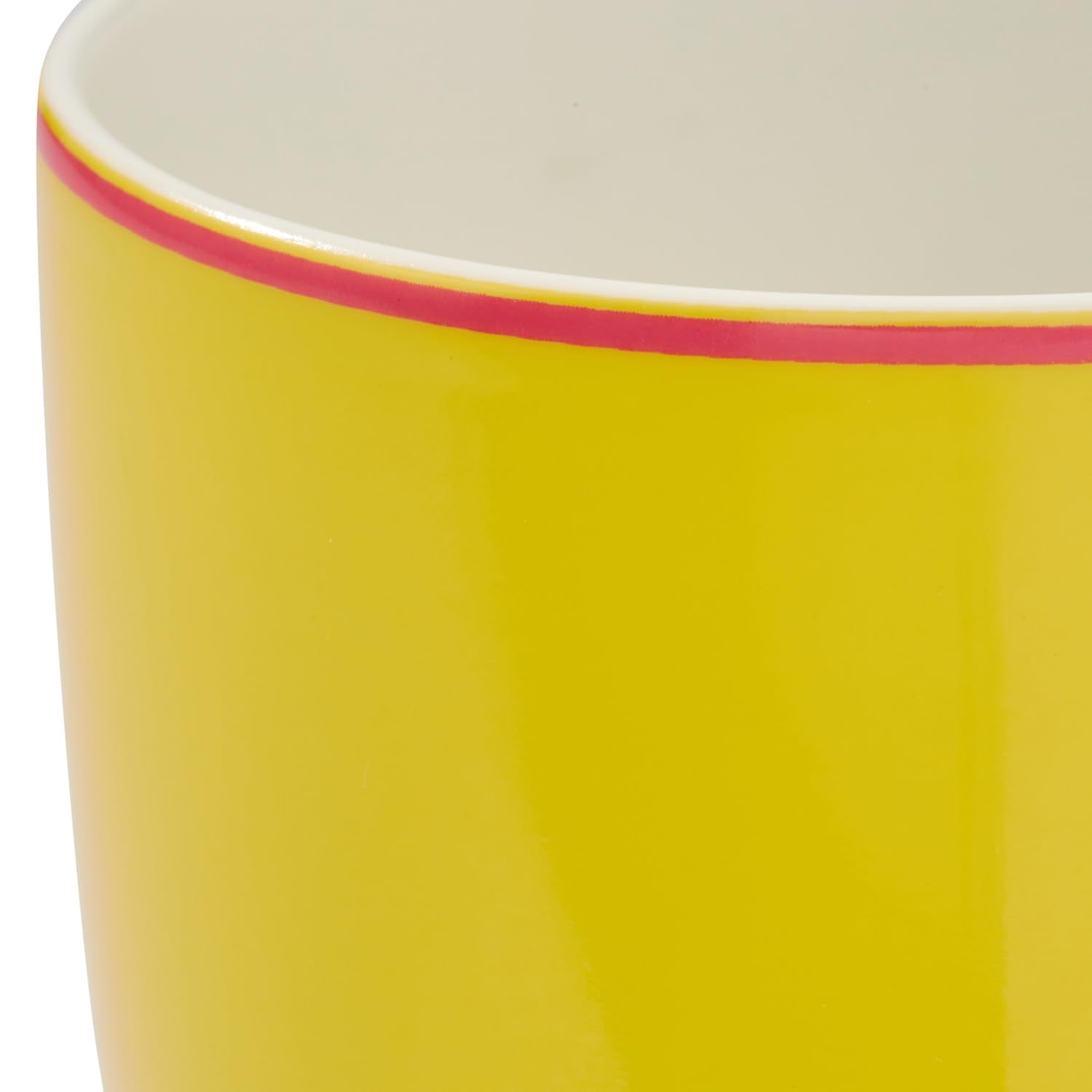 Spode Kit Kemp 17oz Calypso Mug | Vibrant Yellow | Porcelain | Dishwasher and Microwave Safe | For Coffee and Tea | Fabulous Gift | Home or Office Use