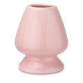 Eagsonway Traditional Japanese Matcha Tea Whisk Holder, 70mm Chasen Stand, Pink Ceramic, 2.7"L x 2.5"W